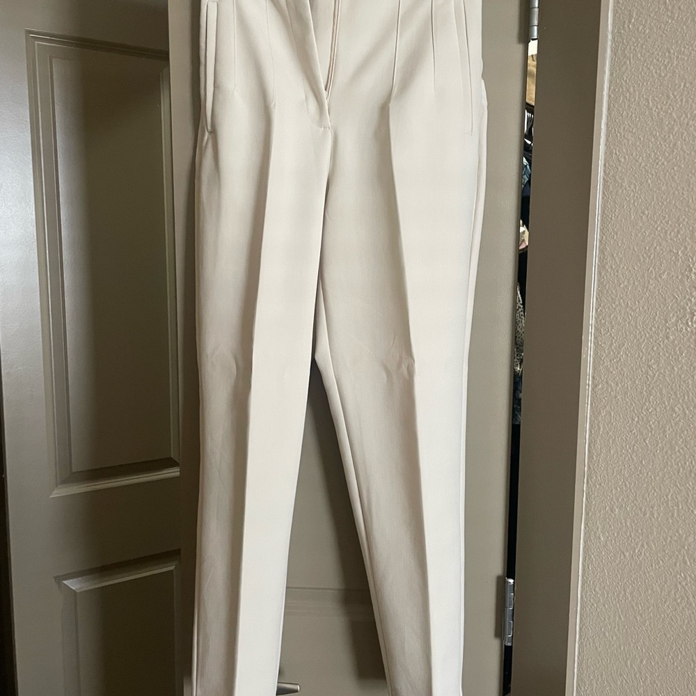 Zara Pants With a Twist High Wasted Trousers